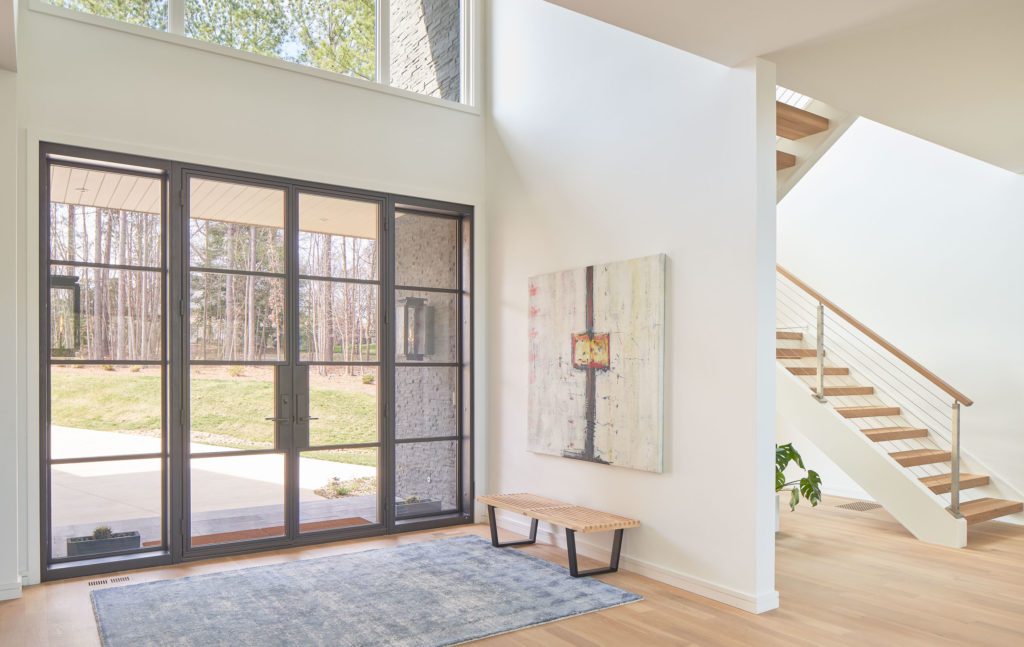 Interior with stairs