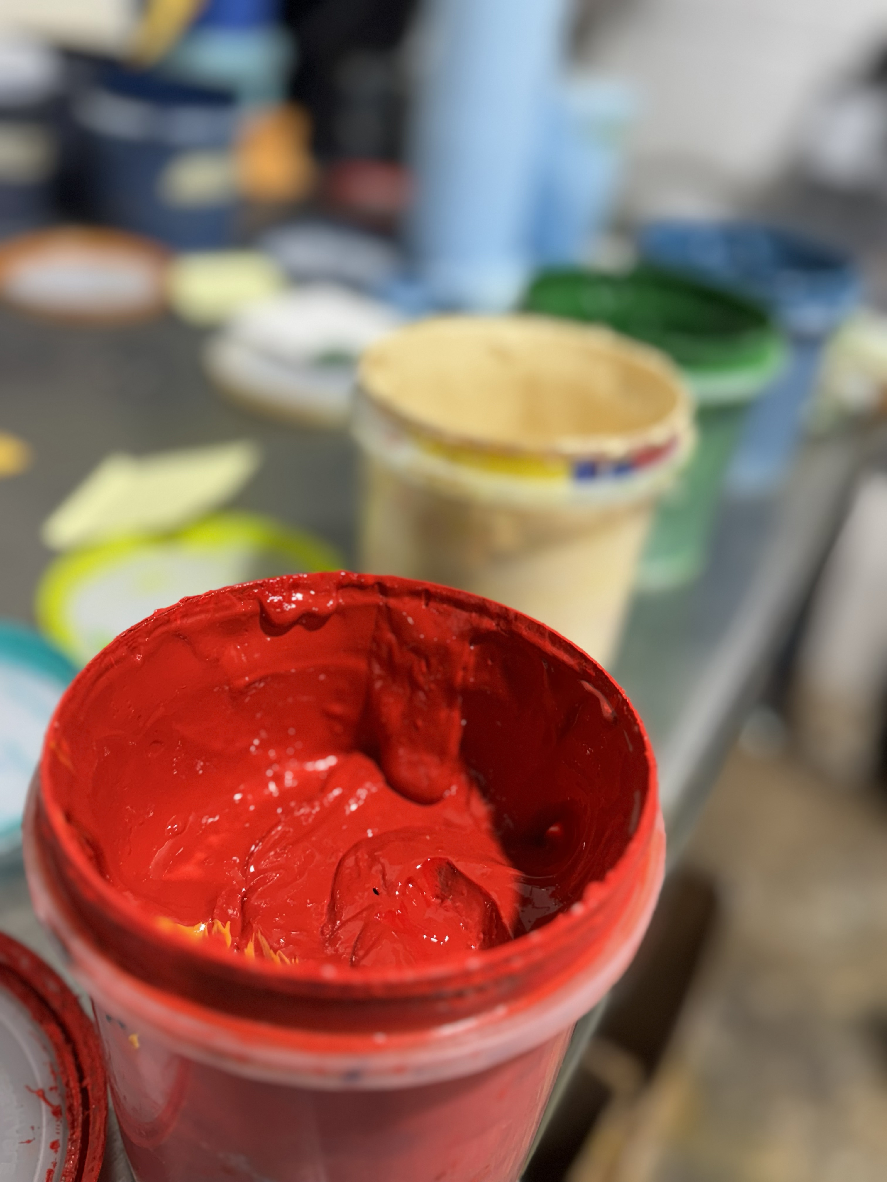 Red paint