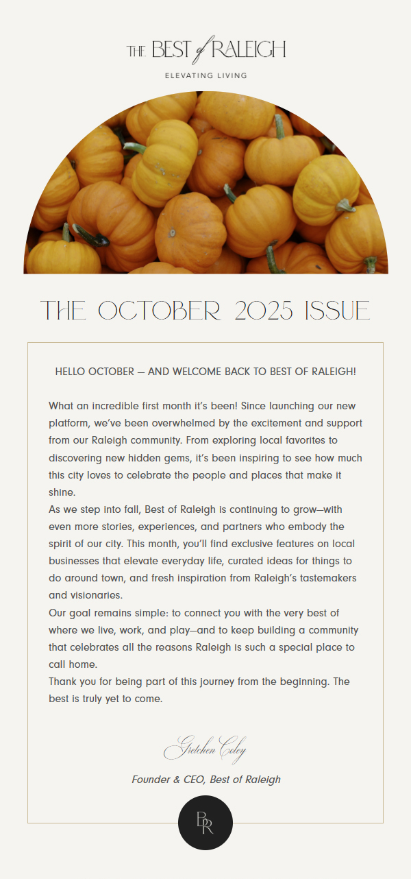 The October 2025 Issue screen capture