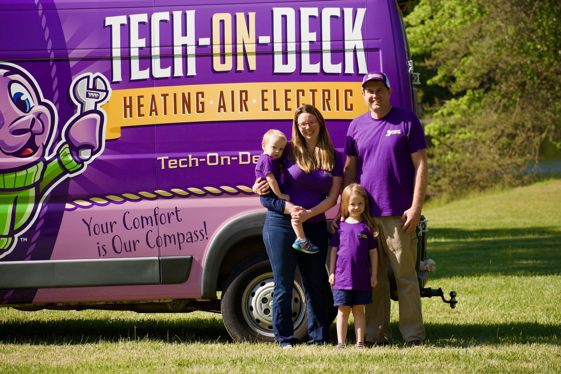 Tech On Deck Heating, Air & Electric | Making Comfort a Community Standard screen capture